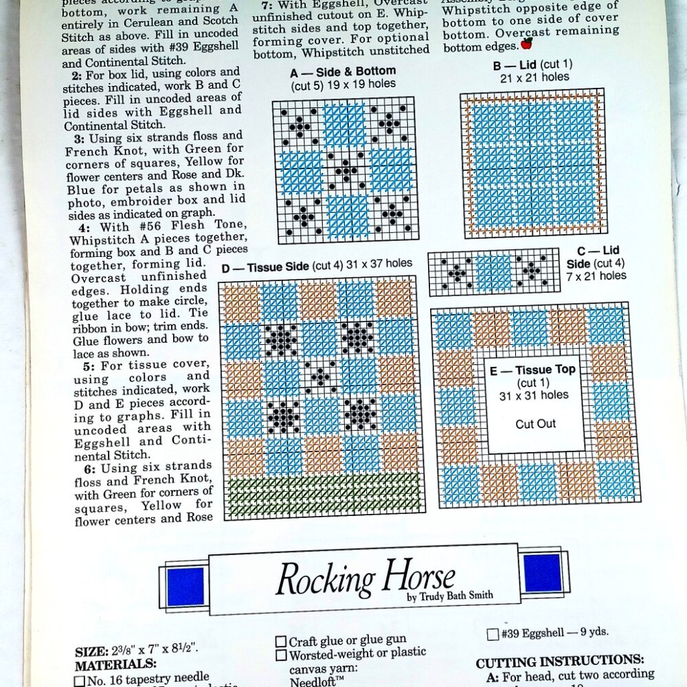 Plastic Canvas 1991 Calendar The Needlecraft Shop 12 Projects 28 Pages Vtg - Picture 15 of 16